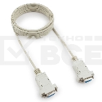 Кабель 0-модемный Cablexpert CC-134-10-N, 9F/9F, Pro, 3.0м, пакет, фото 1