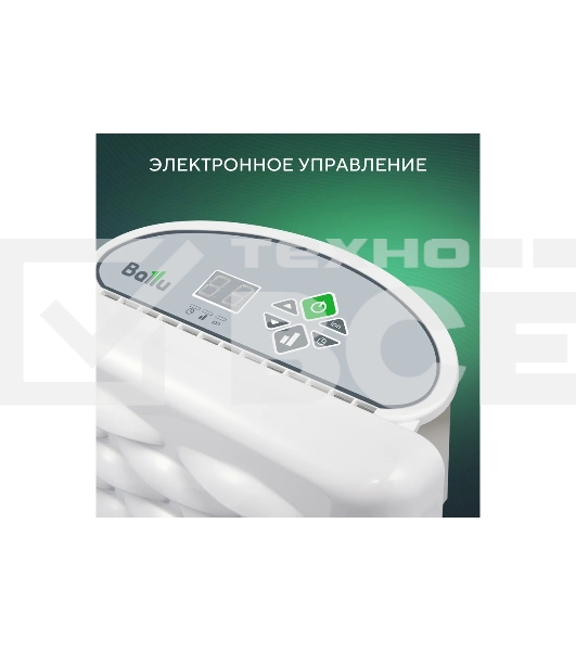 Конвектор Ballu Ettore BEC/ETER-2000 белый, 2000 Вт, 25 м2, термостат, дисплей