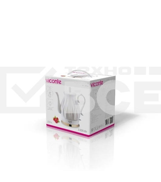 Чайник электрический Viconte VC-3332 белый