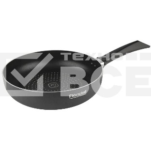 Сковорода Rondell Arabesco RDA-776, 24 см, без крышки, черный