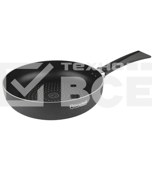 Сковорода Rondell Arabesco RDA-776, 24 см, без крышки, черный