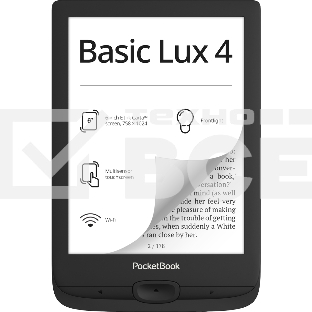 Электронная книга PocketBook 618 Basic Lux Ink Black (PB618-P-WW)