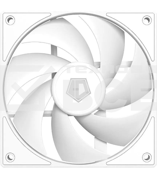 Комплект вентиляторов для корпуса ID-Cooling AF-125-W TRIO белый, 120 мм, 2000 об/мин, 29.85 дБ, 4 pin