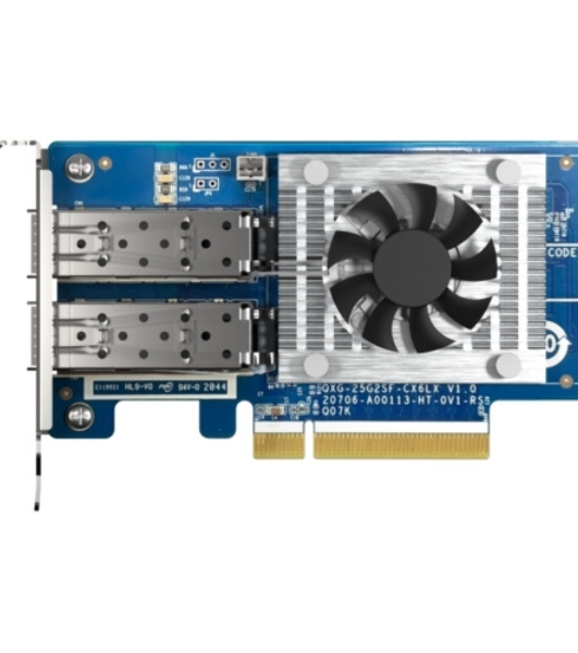 Двухпортовая сетевая карта QNAP Expansion Card 25 GbE SFP28, PCIe Gen4 x8
