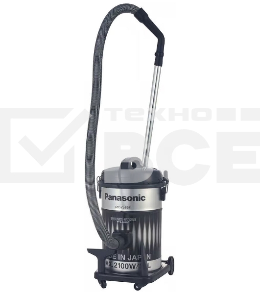 Пылесос Panasonic MC-YL699S черный/серебристый, 400/2100 Вт, уборка сухая, пылесборник контейнер 20 л