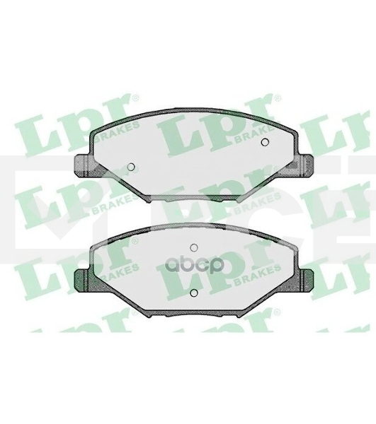 Колодки тормозные передние LPR 05P1795, комплект