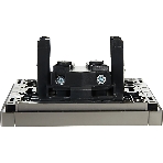 Розетка IEK FORTE&PIANO FP518 без заземления винтовое крепление 10А сталь, фото3