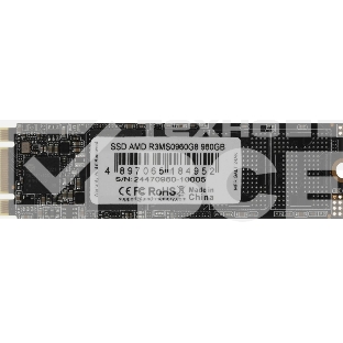 Накопитель SSD AMD Radeon R3MS0960G8, 960Gb, M.2 2280, SATA, R/W 550/500