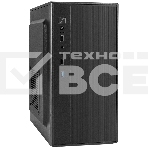 Компьютерный корпус Minitower ExeGate BAA-408U-UNS350 (mATX, БП UNS350 с вент. 12см, 2хUSB/1хUSB 3.0, HD Audio, черный), фото 1