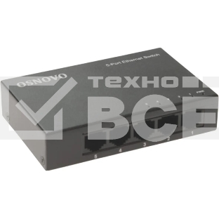 Коммутатор Osnovo SW-5F 5x100 Мбит/с неуправляемый