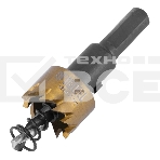 Коронка по металлу Denzel HSS, 20 мм, нитридтитановое покрытие, фото 1