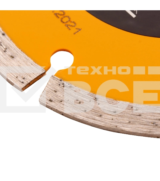 Диск алмазный отрезной Denzel ф125 х 22,2 мм, Сегментный, сухое резание