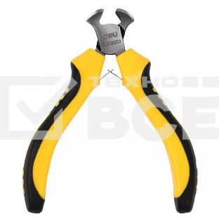 Мини-кусачки торцовые Deli DL103203 100мм, двухкомпонентная рукоять