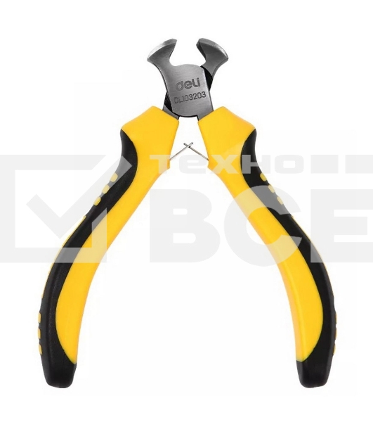 Мини-кусачки торцовые Deli DL103203 100мм, двухкомпонентная рукоять