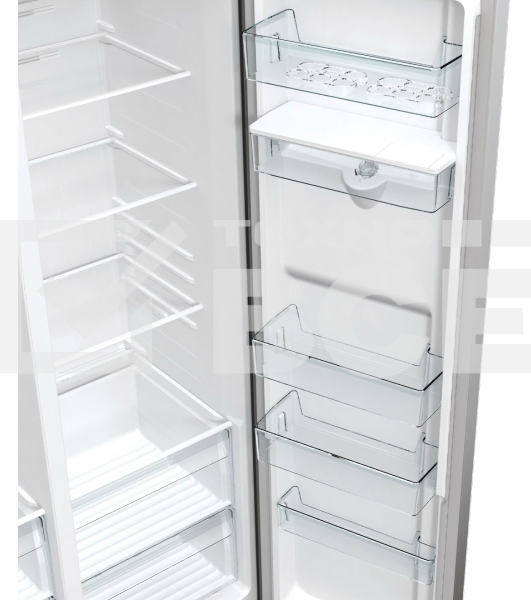 Холодильник Gorenje NRR9185EAXLWD двухкамерный серебристый мат. инвертер