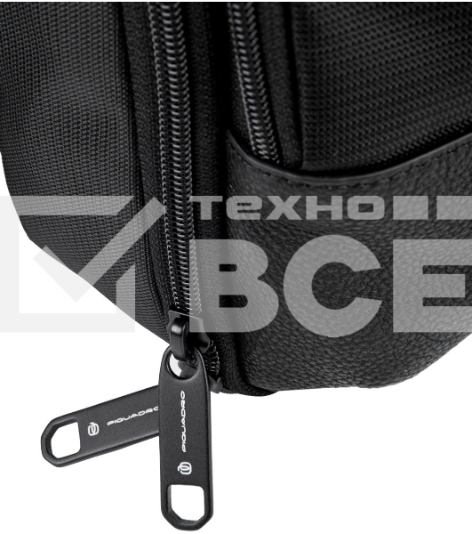 Рюкзак слинг мужской Piquadro Marcel CA6448W138/N черный нейлон/натур.кожа