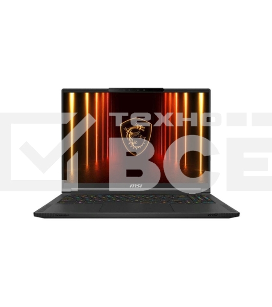 Ноутбук MSI Stealth A16 AI+ A3XWHG-232XRU AMD Ryzen AI 9 HX 370/32Gb/SSD2Tb/RTX5070 Ti 12Gb/16'/OLED/WQXGA/2560x1600/240Hz/NoOS/Core Black/2.1kg (9S7-15FL35-232)