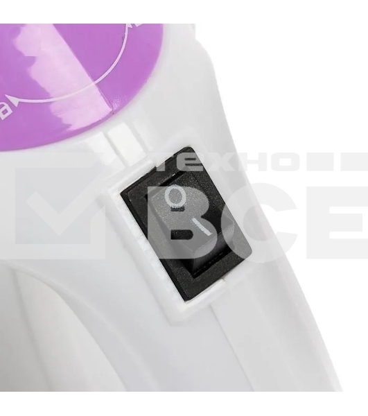 Отпариватель KELLI КL-312 сиреневый/белый, 1800 Вт, 20 г/мин, 500 мл