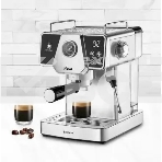 Кофеварка рожковая Ufesa BERGAMO серебристый, исп. кофе - молотый, 1.8 л, 1350 Вт, 20 бар, фото3