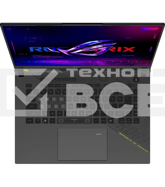 Ноутбук ASUS ROG Strix G16 G614PP-WH94/16'/IPS/AMD Ryzen 9 8940HX/16GB/1024GB SSD/NVIDIA GeForce RTX 5070 8GB/Windows 11 Home/серый/2.5kg