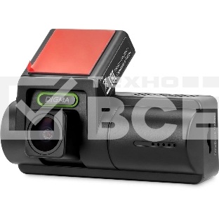 Видеорегистратор Digma FreeDrive 945W, 3840x2160, 3.2', GPS/ГЛОНАСС, Wi-Fi, G-сенсор, датчик движения, контроль полосы