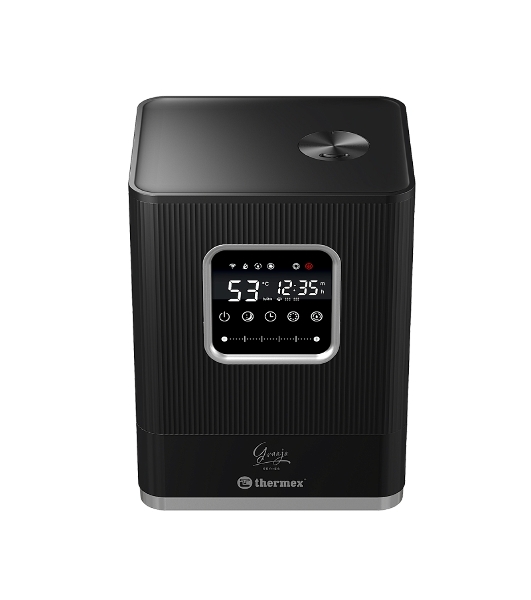 Увлажнитель воздуха Thermex Granja Wi-Fi черный, 30 м², 4.3 л, ионизация, ароматизация, управление со смартфона