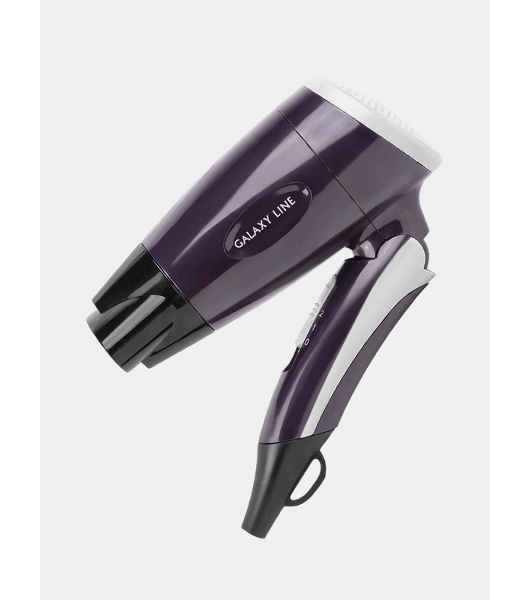 Фен Galaxy Line GL 4338 фиолетовый, 1200 Вт, компактный