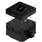 Система жидкостного охлаждения Thermalright Frozen Warframe SE 360 ARGB Soc-AM5/AM4/1151/1200/2066/2011/1700 черный 4-pin 29.6dB Al LCD Ret (F-WFRAME-SE-360-BL-ARGB), фото5
