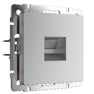 Розетка Ethernet RJ-45 (серебряный)