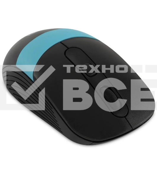 Мышь беспроводная Oklick 310MW черный/синий, 3200 dpi, радиоканал, USB, кнопки - 4