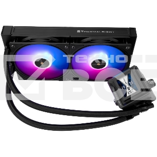 Водяное охлаждение для процессора Thermalright Frozen Warframe SE 240 ARGB Black (240mm, LED temp., Black, ARGB/ Fans: 2x120mm, 70.84CFM, 29.8dBA, 2000RPM/ Pump height 59mm, Rad thickness 27mm/ S: 1851, 1700, 1200, 115X, AM5, AM4)