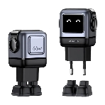 Сетевое зарядное устройство Nexode Robot 65Вт 2xUSB-C, 1xUSB-A, GaN Gray (25685B), фото8