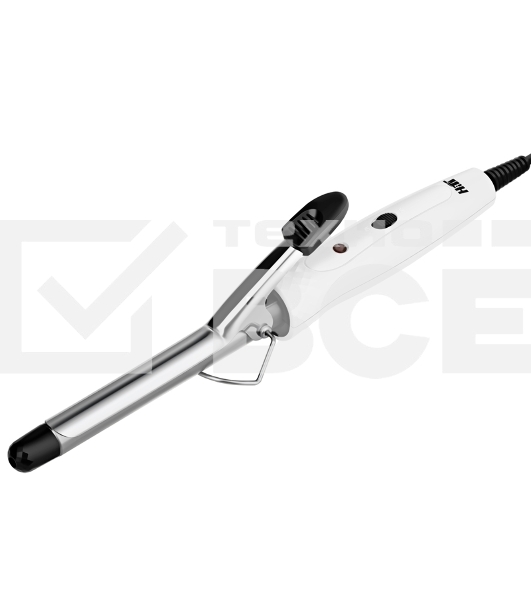 Щипцы для завивки волос HITT HT-6407 белый/черный, 16 мм, 190 °C, 1 режим