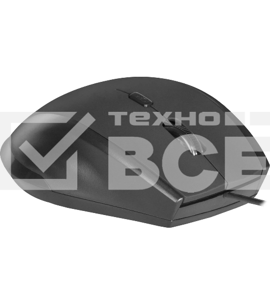 Мышь проводная Defender Accura MM-362 черный, 1600 dpi, USB, кнопки - 6