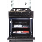 Плита комбинированная VESTA Valencia VGE 50 10-E черный, конфорок 4 газовых, духовка 52 л, 50 см x 85 см x 57 см, фото10