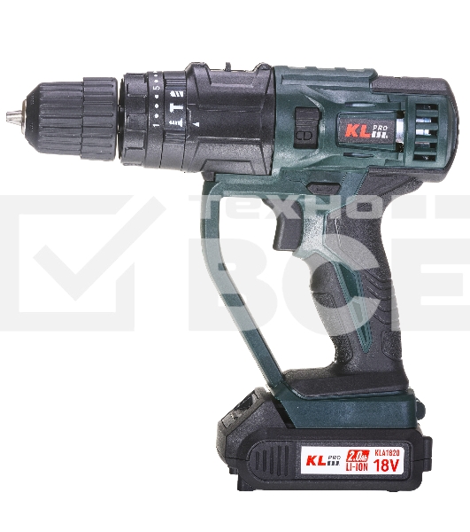 Профессиональный беспроводной мульти сет Klpro KLMS18-20 4в1 реноватор/уд шуруповерт/диск пила/лобзик (18В, Li-ion-2шт, 2.0А·ч,З/У, сумка + 20 аксес)