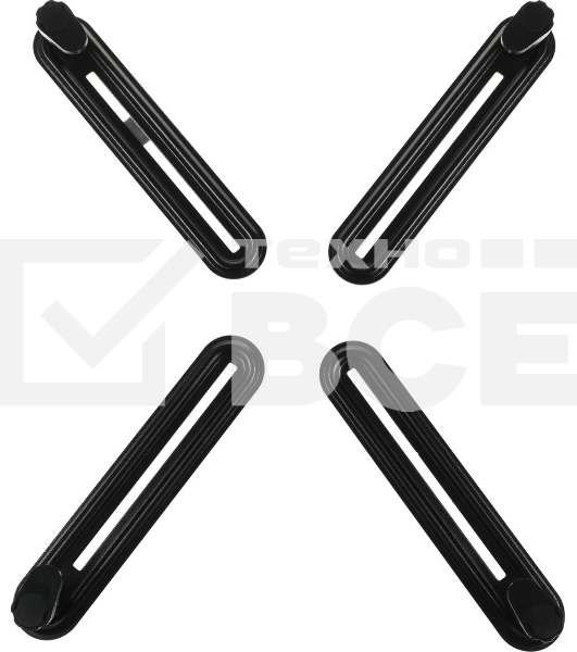 Кронштейн-адаптер для мониторов Arm Media LCD-M2 черный макс.7кг настольный поворот и наклон верт.перемещ.