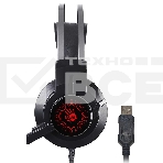 Гарнитура проводная с микрофоном A4 Bloody J437 черный 1.8м мониторные USB оголовье (J437), фото4