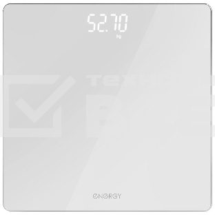 Весы напольные электронные Energy EN-421 (стеклянная поверхность, 180 кг, белый)