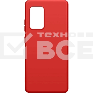 Чехол (клип-кейс) BORASCO Microfiber Case, для Samsung Galaxy A52, красный