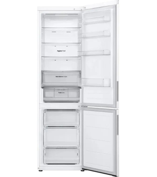 Холодильник LG GC-B509AQQW белый двухкамерный 277/110л морозилка снизу, No Frost