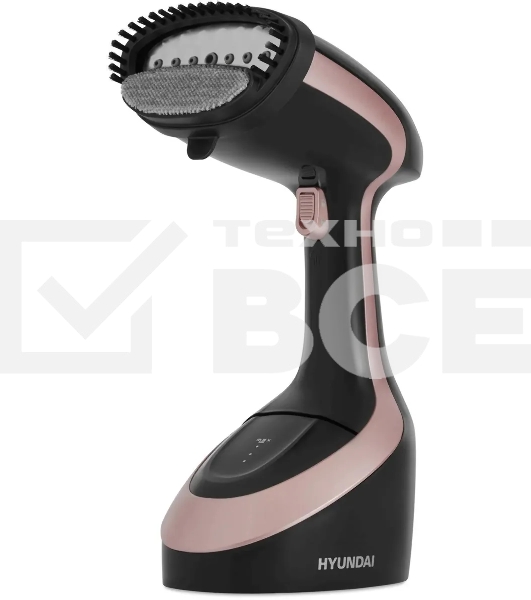 Отпариватель Hyundai H-HS02127 черный/розовый, 1650 Вт, 25 г/мин, 300 мл