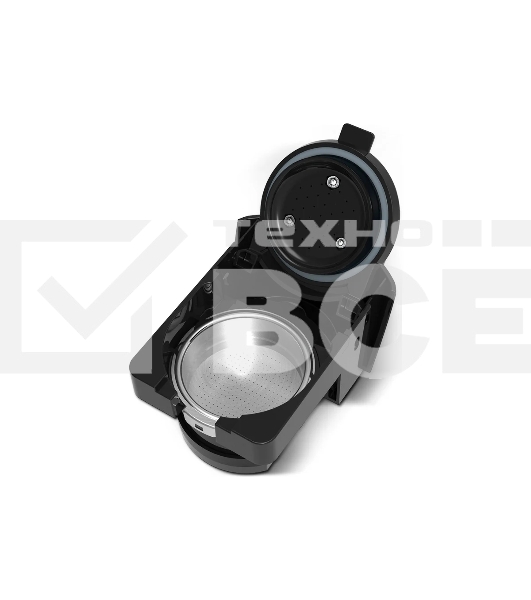 Кофеварка комбинированная BQ CM3000 чёрный, исп. кофе - молотый, капсулы Nespresso/Dolce Gusto, 0.6 л, 1450 Вт, 19 Бар.