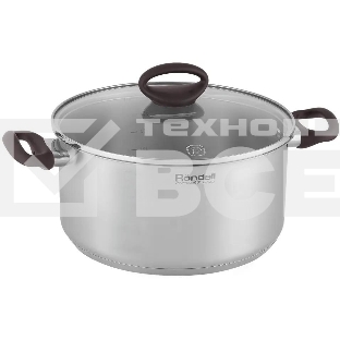 Кастрюля Rondell Tierno RDS-1593, 4.8л, 24см, с крышкой, стальной