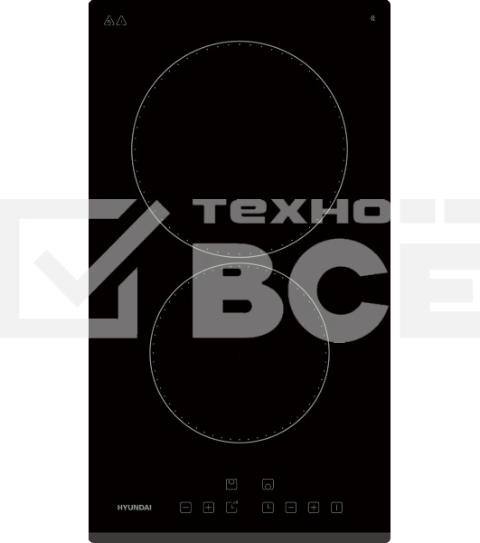 Варочная поверхность Hyundai HHE 3251 BG черный