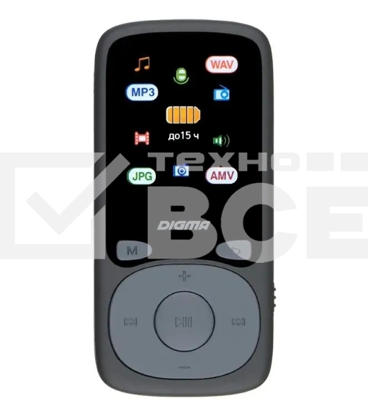 Плеер Hi-Fi Flash Digma B4 8Gb черный/1.8