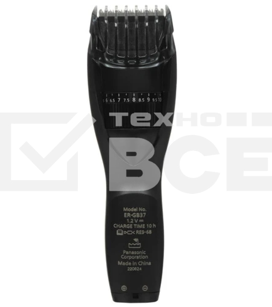 Триммер для волос Panasonic ER-GB37-K451 8887549524479