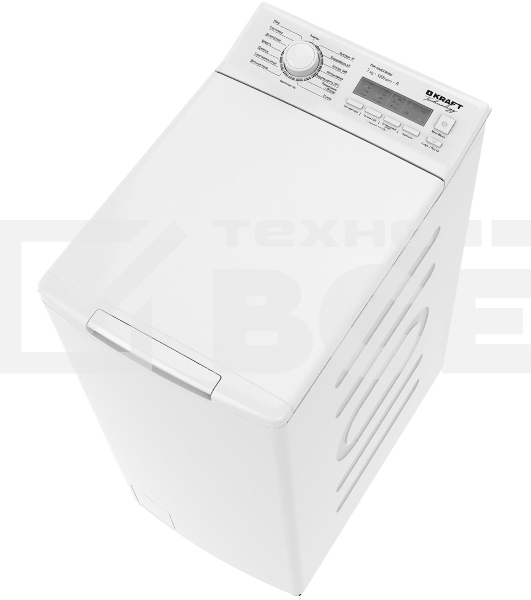 Стиральная машина Kraft Technology TCH-UME7303W белый, загрузка вертикальная 7 кг, 1200 об/мин., класс: A
