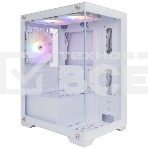 Компьютерный корпус 1STPLAYER MIKU Mi2 White / mATX / 3x120mm LED fans / Mi2-WH-3F1-W, фото 1