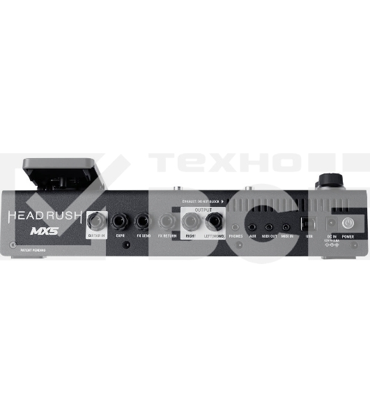 Процессор эффектов Headrush MX5 4 сенсорный дисплей, 63 эффекта, 46 усилителей, 15 кабинетов, 10 эмуляций микрофона, лупер, педаль экспрессии